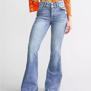 KanCan Signature High Rise Superflare Extra Long Jeans. Size 30x36.